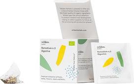"Wilden Herbals Remedium #3 Digestive" - žolelių arbata virškinimui - šviežias pipirmėčių, imbiero ir saldymedžio mišinys - pakuotė po 10 vnt.