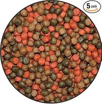 "Wohnkult Top Premium Koi" 3 rūšių 3 mm ir 6 mm mišinys 5 litrų ir 10 litrų Spirulina česnakų spalva Tvenkinys Koi Auksinės žuvelės Eršketai (3 mišinys 6 mm / 5 litrai)