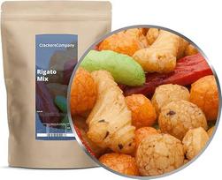 1 x 250 g ryžių krekerių Japan Mix Rigato Mix Ryžių krekerių užkandis su soja Vegetariškas veganiškas be laktozės Be riebalų Švelnus ryžių krekeris