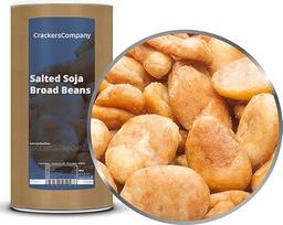 1 x 600 g skrudintų sūdytų egzotinių pupelių užkandis su sojų padažu, daug baltymų, be laktozės, veganiškas ir vegetariškas užkandis