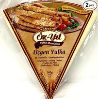 2 x 360 g trikampio formos sluoksniuotos tešlos - Filogdough - Ücgen Yufka