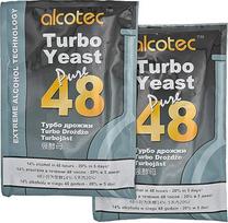 2x "Alcotec Turbo Yeast 48H" - 20% per 5 dienas