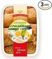 3 pakuotės Rankų darbo kroketės su sūriu ir grybais 1200g