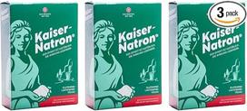 3 x kaiser natron 250 g Soda, kepimo, maisto gaminimo, skalbimo, valymo Namai, virtuvė, natrio vandenilio karbonatas, kepimo milteliai