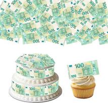 50 banknotų pakuotė, valgomųjų banknotų paveikslėlių tortas dekoracijos, pinigų tortas Topper, pinigų tortas, pinigų banknotų tortas Toppers gimtadienio kūrimas Vyrai Moterys