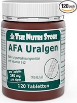 AFA Uralgae 250 mg veganiškos tabletės, 120 vnt. Mėlynai žaliųjų dumblių su įvairiomis natūraliomis gyvybiškai svarbiomis medžiagomis
