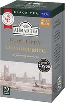 Ahmad Tea - Earl Grey be kofeino - juodoji arbata su bergamotėmis be kofeino - individualiai suvynioti, aromatingai uždaryti arbatos maišeliai, kuriuose yra 2 g arbatos vienoje porcijoje - 20 arbatos maišelių su juostele