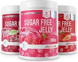 ALLNUTRITION "Delicious Line" želė be cukraus - Mažai kalorijų turintis želė desertas - uogienė be cukraus - Tik 25 kcal vienoje porcijoje - Vaisiniai želė saldainiai - Mažai kalorijų turintys saldainiai - 350 g - Vyšnia
