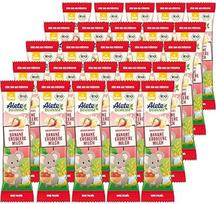 Alete bewusst Crispbar Bananų ir braškių pienelis, puikus užkandis tarpušvenčiu, be palmių aliejaus ir kvapiųjų medžiagų, nuo 3 metų, 25 vnt. (25 x 25 g)
