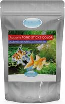 AQUARIS Tvenkinio lazdelės Color 1200 g / 15 L - skirtos tvenkinio žuvims, nedažo tvenkinio vandens ir turi daug maistinių medžiagų su naudingais elementais