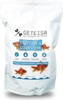 Aukščiausios kokybės 2,5 mm tvenkinio granulės auksinėms žuvelėms, kuriose gausu islandiškų žuvų miltų, spirulinos ir astaksantino, gerina spalvą ir sveikatą, pagamintos Vokietijoje