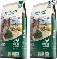 Bewi Dog - Basic All-Round Food 2 x 25 kg Visavertis ėdalas - sausas ėdalas suaugusiems normaliems aktyviems šunims - sausas ėdalas be kviečių ir sojos - su daug paukštienos - be dirbtinių priedų