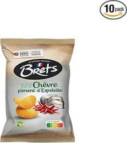 BRET'S traškučiai su ožkos sūriu ir Piment d'Espelette - 10 maišelių x 125 gr