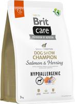 BRIT Care Hypoallergenic Adult Dog Show Champion lašiša ir silkė - sausas pašaras šunims - 3 kg