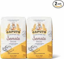 Caputo Semola Rimacinata 1 kg - kietųjų kviečių manų kruopos picai, makaronams ir duonai + minafood užrašų knygelė (2,2 kg)