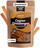Ceilono cinamono lazdelės "Monte Nativo" (100 g) - aromatingas Ceilono cinamonas - kaip prieskonis ar dekoracija - cinamono lazdelės valgomos, puikiai tinka virintam vynui ir žiemos arbatai - kalėdiniai prieskoniai cinamono lazdelės