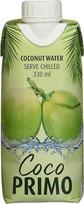 COCO PRIMO Kokosų vanduo, grynas, gaivinantis sportinis gėrimas, egzotiškas malonumas, malšinantis troškulį, mažai kalorijų, veganiškas, 1 x 330 ml