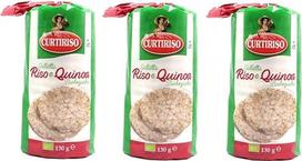 Curtiriso Riso e Quinoa Crispy Ekologiški ryžių pyragėliai 130g Ryžių ir kvinojos ryžių vafliai, 3 vnt.