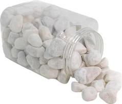 Dekoratyviniai akmenys balti dideli 2-4 cm 2 kg Sodo apdaila amatų vaza išsklaidyti apdaila akmenukas