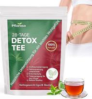 Detox arbata svorio metimui, 28 lieknėjimo arbatos pakuotė, detoksikuoja, degina pilvo riebalus, mažina pilvo pūtimą, natūralus žolelių mišinys su Oolong, žaliosios arbatos ekstraktu, Mate, ženšeniu, veganiškas, be alergenų