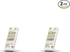 DIET-FOOD Ekologiški grikių soba makaronai Maisto makaronai veganiški makaronai vegetarams ir veganams be glitimo Be laktozės Be sojų 250 g (2 vnt.)