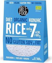 DIET-FOOD Ekologiški greito paruošimo ryžiai Shirataki Konjak Mažai angliavandenių Mažai kalorijų Veganiškas maistas Be riebalų Be sojos Be glitimo Keto draugiški svorio metimo makaronai Ryžiai 300 g