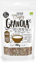 DIET-FOOD Keto Vegan Granola Ekologiška traški granola su kakava ir sėklomis Granola be glitimo Granola Pusryčių dribsniai Mažai angliavandenių Be GMO Užkandžiai Be pridėtinio cukraus 200 g Pakuotė 1