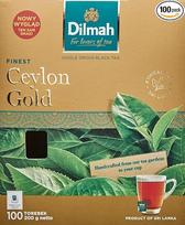 Dilmah Ceylon Gold 100 arbatos maišelių Juodoji Ceilono arbata, supakuota atskirai