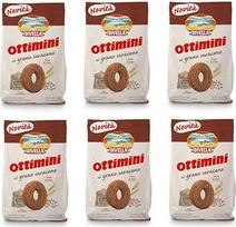 Divella Ottimini al Grano Saraceno Grikių sausainiai 300g Sausainiai Sausainiai Itališki sausainiai 6 vnt.