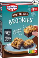Dr. Oetker My Little Bites Brookies Dr. Oetker kepimo mišinys gardiems pyragaičiams su sausainių pabarstukais, 4 vnt.