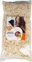 duvoplus, Rice'Up Pufuoti ryžiai su daržovėmis šunims, 1 kg, be glitimo, mažai riebalų, optimaliam virškinimui, sumaišyti ir šerti: Galima maišyti su drėgnu, sausu ar šviežiu maistu.