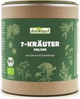 Ekologiški 7 žolelių milteliai pagal Bertrandą Heidelbergerį, Dreikraut, 7 žolelių žvaigždė, labai smulkiai malti (250, g)