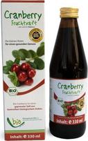 Ekologiškos spanguolių sultys - 100% - 330 ml stiklinis butelis, 330 ml