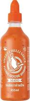 FLYING GOOSE Sriracha saldžiai aštrus majonezo padažas, saldžiai aštrus majonezas, šiek tiek aštri apelsinų kepurėlė, prieskonių padažas iš Tailando, veganiškas, be glitimo, 1 x 455 ml