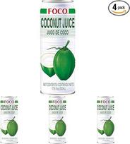 FOCO Kokosų sulčių gėrimas - 1 x 520 ml (4 vnt.)