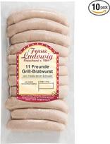 Franz Ludowig Premium Bratwurst "11 Freundde", grilio kepsnys iš šiaudinės kiaulienos, 11 x 100 g, amatininkų gamybos, vakuuminėje pakuotėje