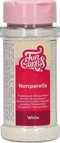 FunCakes Nonpareils Balti tortų pabarstukai Gero skonio, puikiai tinkantys tortams puošti 80g