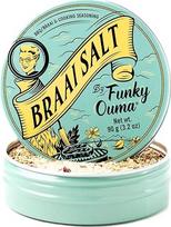 Funky Ouma Braai Salt 90g - natūrali BBQ druska su šviežiomis žolelėmis ir citrina - Pietų Afrikos prieskonių mišinys BBQ ir maisto ruošimui - puikiai tinka su mėsa, daržovėmis ir tofu - 100% natūralūs ingredientai