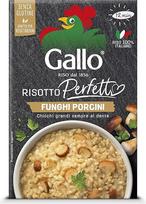 Gallo Risotto Funghi Riso Riso Ryžiai Porcini grybai 175g Itališkas paruoštas maistas