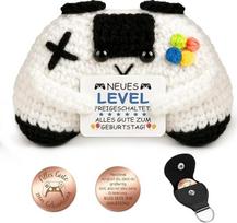 Giftota Geburtstagsgeschenk für Männer - Pocket Hug Gamepad - Geschenk für Jungen Freund Sohn - Neues Level Freigeschaltet - Glücksbringer - Kleine Geschenke - Personalisierte Geschenke