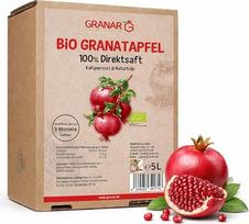 Granar Bio granatų tiesioginės sultys "Mother Juice" Granatų sultys 5 litrai