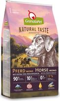 GranataPet Natural Taste Pferd Mono, monoproteinų sausas maistas šunims, maistas be grūdų ir cukraus, visavertis maistas suaugusiems šunims, 12 kg