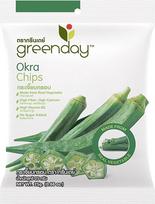 GREENDAY - Okra čipsai - (1 x 25g)