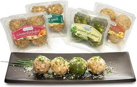 GUSTOS - degustaciniai koldūnai su šonine, sūriu, voveraitėmis ir špinatais - 4 koldūnų pakuotės, po vieną iš kiekvienos rūšies. 1200g