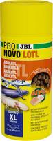 JBL Pronovo Spirulina Grano, žaliosios granulės visoms akvariumo žuvims ir krevetėms nuo 3 iki 10 cm, žuvų maisto granulės, paspaudžiamas dozatorius, dydis S, 100 ml