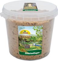 JR FARM žievės sviesto sviestas Kareivinės musės 2 kg laukiniams paukščiams sode ar balkone
