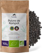 Juodieji ekologiški Kampoto pipirai 100 g - Chabiothé - Viso grūdo produktai