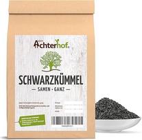 Juodųjų kmynų sėklos 1000 g aitraus dūminio skonio ir aštraus skrudinto aromato, idealiai tinka indiškai, vegetariškai ir veganiškai virtuvei iš "Achterhof