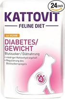 Kattovit Diabetes/Weight Chicken | 24 x 85 g drėgno kačių ėdalo