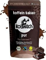 koawach Kakavos milteliai geriamajam šokoladui - kofeino kakava su guarana Vegan karštas šokolado gėrimas be cukraus Energetinis gėrimas Kakava kepimui Ekologiška Fairtrade 500 g įvairių rūšių (500 g, gryna)